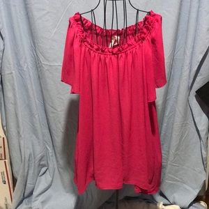 🍭Forgotten Grace Fuchsia Top